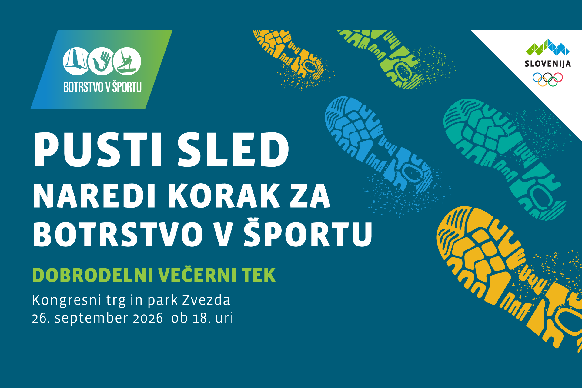Dobrodelni večerni tek za Botrstvo v športu